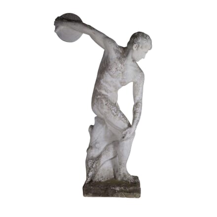 Large Statue of a Greek Discus ThrowerAthlete GA4360544