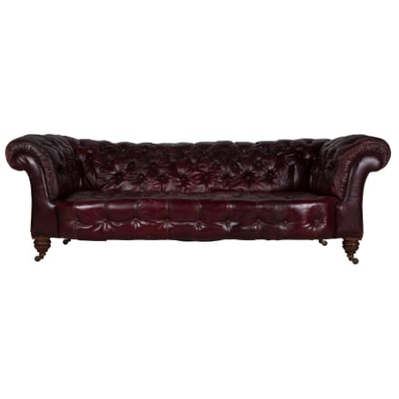 Victorian Red Leather Chesterfield SB275313