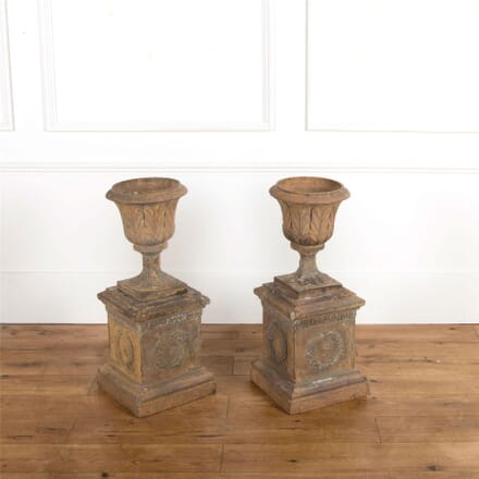 Pair of 19th Century Italian Terracotta Urns DA737094