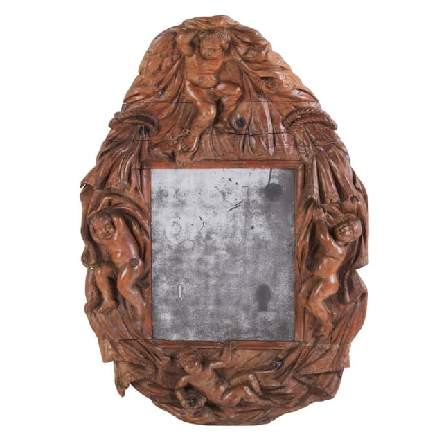18th Century Carved Italian Mirror MI037347