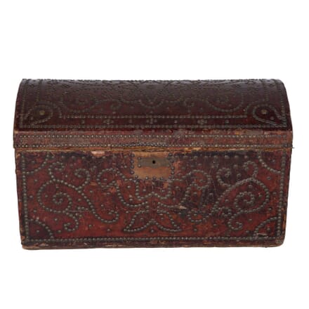 Decorative French Leather Studded Box DA6060470