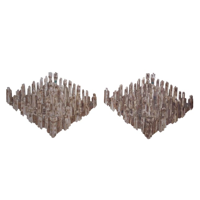 Pair of Architectural Wall Sculptures