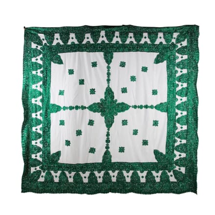 Moroccan Silk Embroidered Throw RT0153925