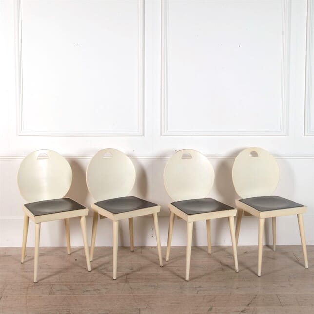 Set of Four Lacquered Chairs