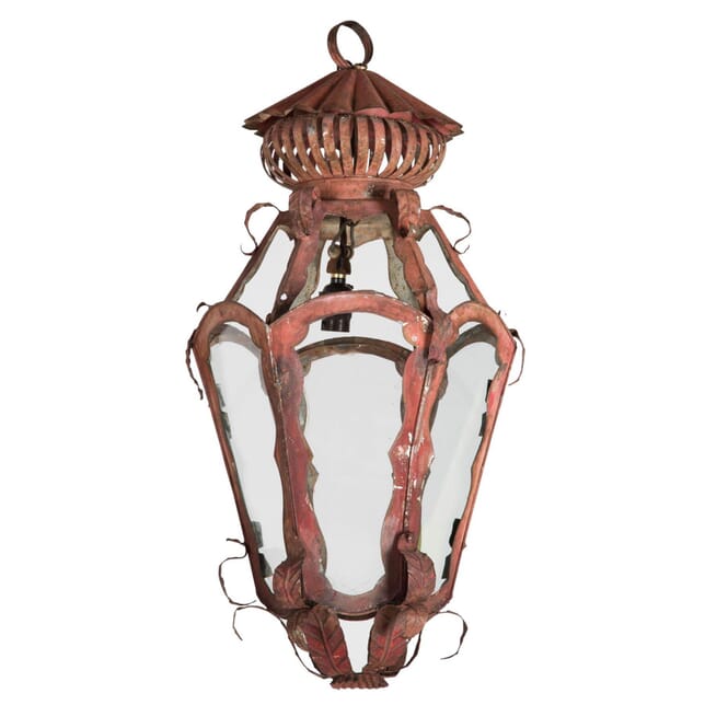 19th Century Toleware Lantern