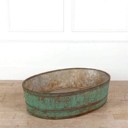 French Wooden Zinc Lined Planter GA287289