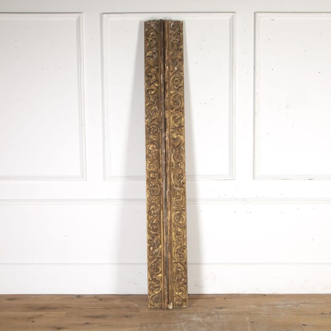 Two Lengths of 18th Century Carved Giltwood DA7115415