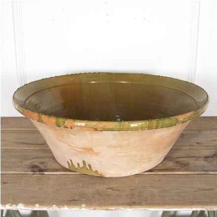 Large 19th Century Spanish Glazed Bowl DA5223662