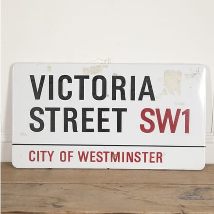 Victoria Street SW1 Sign DA2915891