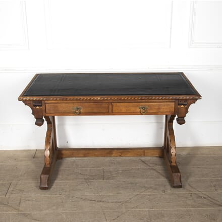 Victorian Gothic Revival Oak Desk CO7023830