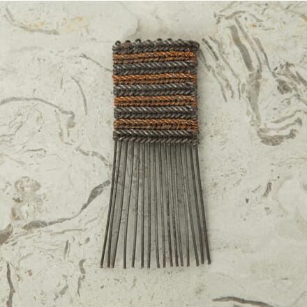 Vintage African Wire Hair Comb LS4424220