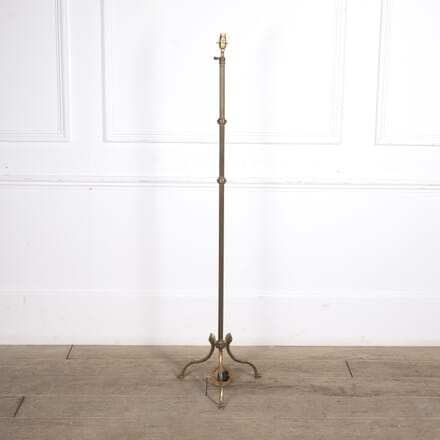 20th Century Brass Floor Lamp With Lions Paw Feet LF1521059