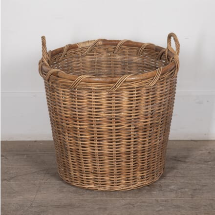 20th Century English Willow Log Basket DA0525910