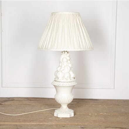 Spanish Fruit Lamp with Pleated Silk Lampshade LT2420152