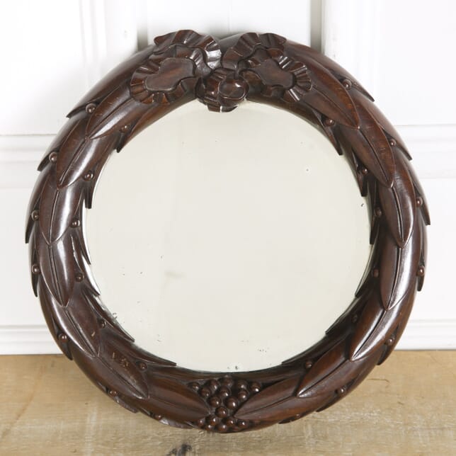 William IV Mahogany Circular Mirror MI4310109