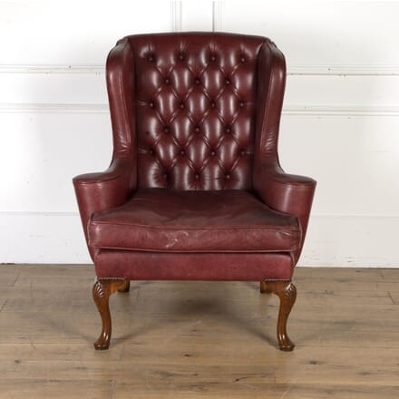 1980s Wingback Leather Chair CH7919187