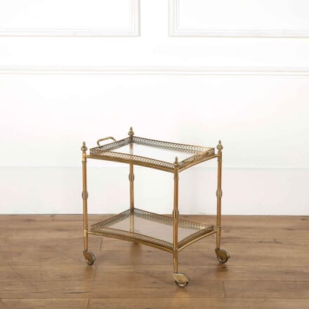 20th Century French Brass Drinks Trolley TS358080