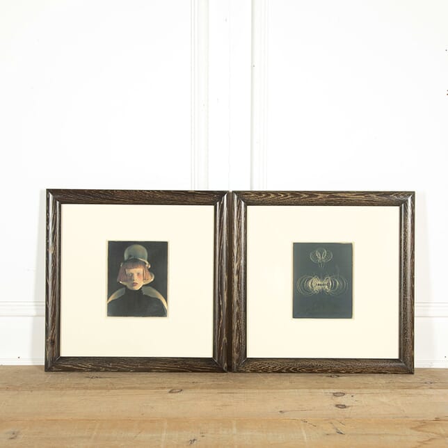 Pair of Photographs of Karen Olsen by Karl Lagerfeld WD298567