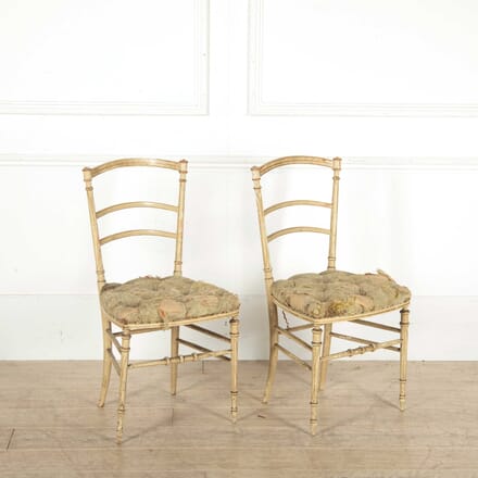 Pair of Regency Distressed Side Chairs CH138345