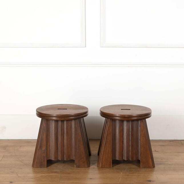 Pair of Wooden Stools ST558645