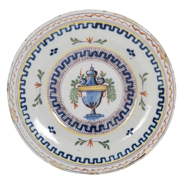 18th Century Tin Glazed Plate DA0153913