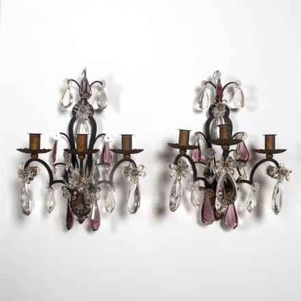 Pair of Iron and Crystal Appliques LW1561847