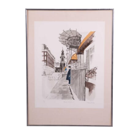 "Romilly Street" Lithograph by Albany Wiseman WD6858535