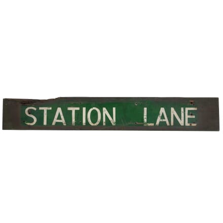 1950s Station Road Sign DA2011106
