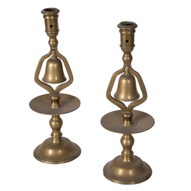 Brass Bell Candlesticks