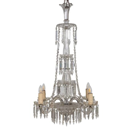 19th Century Four Branch Chandelier LC104745