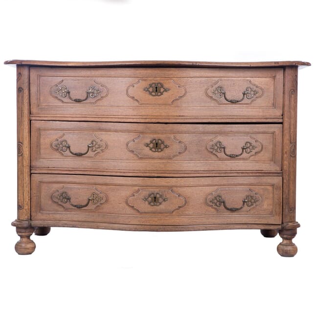 Serpentine Fronted Oak Commode c.1780 CC171941