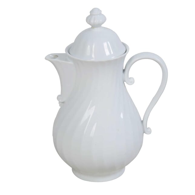 White French 'Cafetiere' With Lid