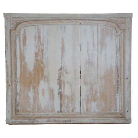 French 18th c Large White Moulded Panel circa 1780 WD449745