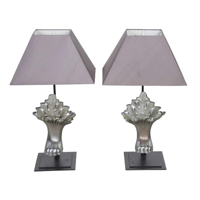 Pair of Nickel Lamps LT4355579