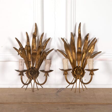 Pair of Gilded Sconces LW3062274
